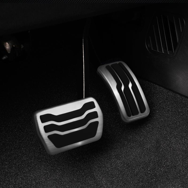 AT MT Stainless Steel Car Interior Gas Fuel Pedal Brake Pedals Cover for Ford Focus 2 3 4 MK2 MK3 MK4 2005 - 2017 Accessories
