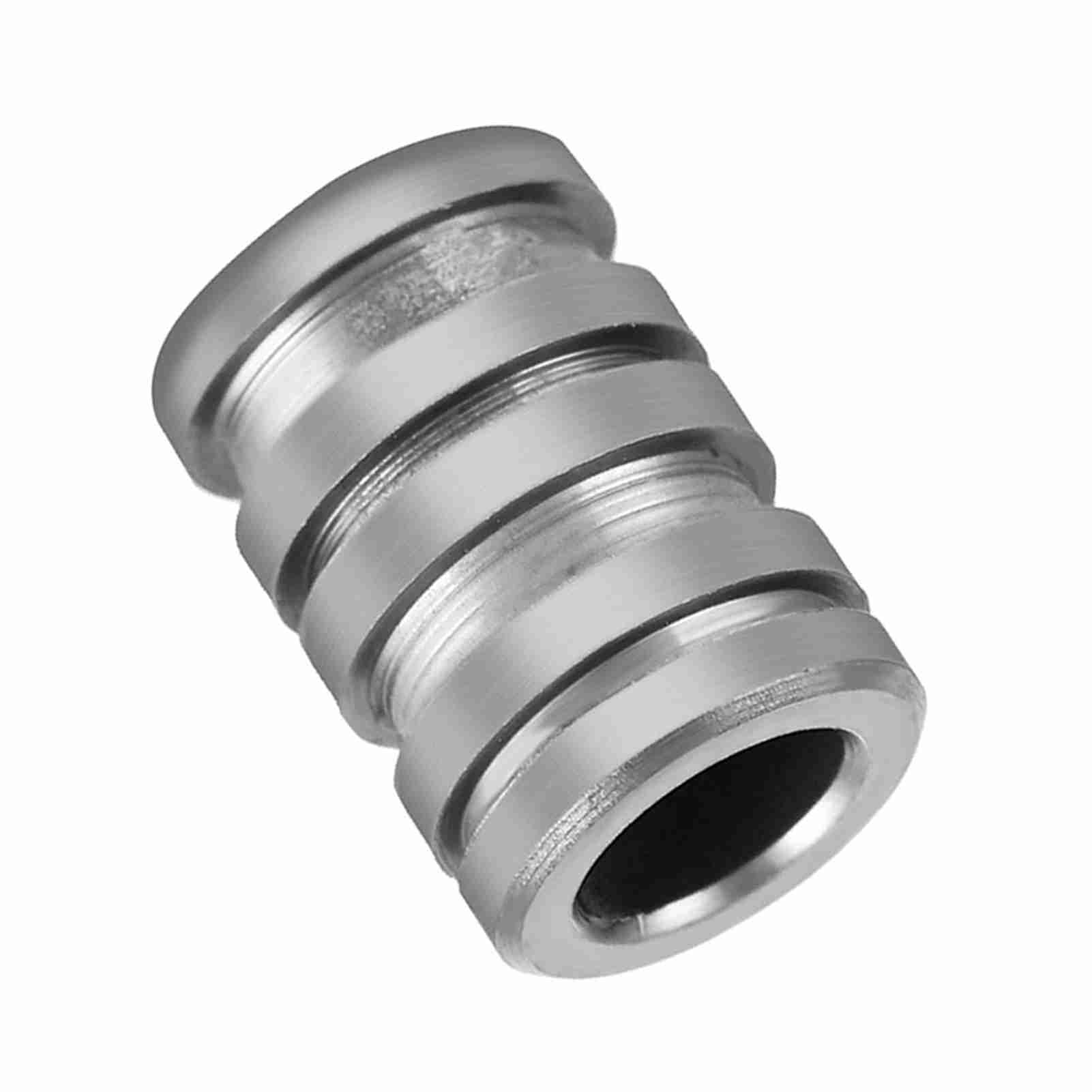 Titanium Alloy Knife Beads Pendant for Outdoor Lanyard Parachute Cord Large Size Titanium Color