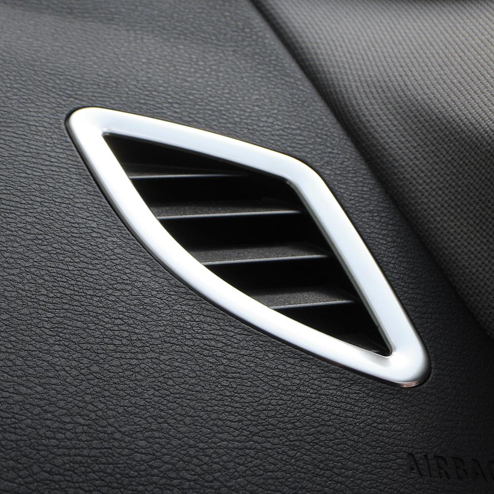 Car AC Vent Cover for BMW X1 F48 2016 - 2022 2Pcs Front Air Conditioning Outlet Decoration Sticker Trim Interior Accessories