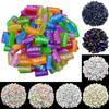 Creative Necklace Bracelet DIY For 6/15*7mm Pendant 20/50Pcs Candy Color Acrylic Loose Beads Letter Number Wholesale Jewelry Making
