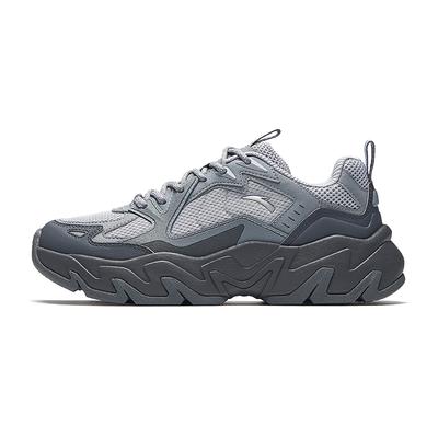 Panshi Modetrend Retro Rutschfest Verschleißfest Bequem Vielseitig Dad Shoes Herren Sneaker Grau 112548856-2