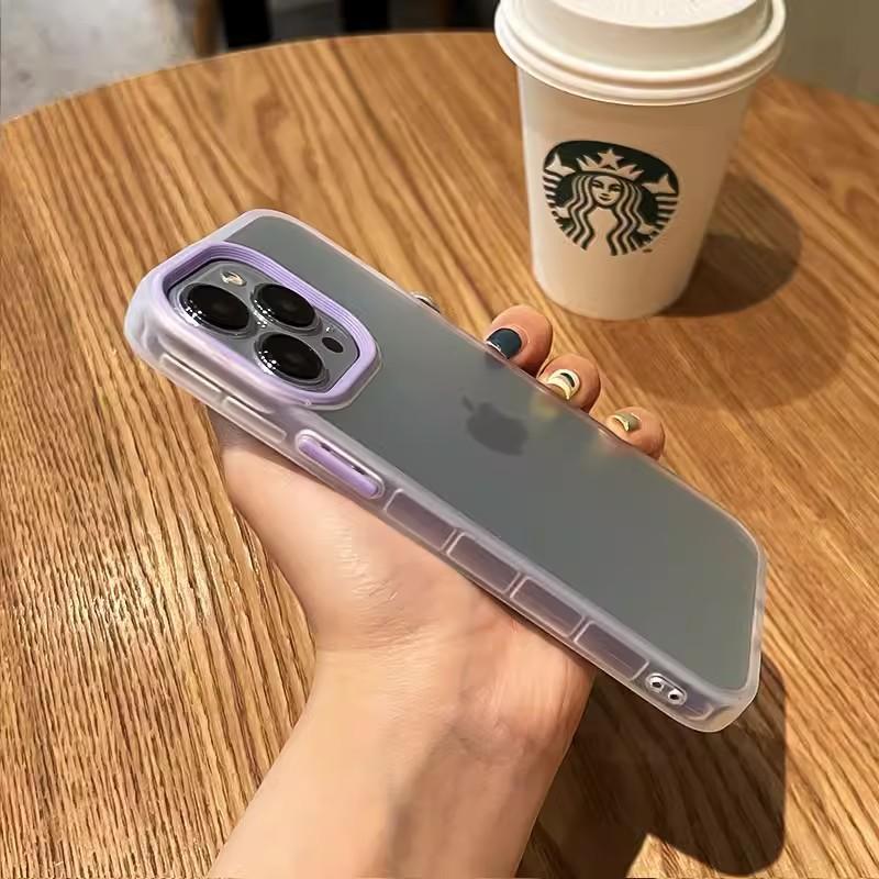 Applicable To Apple 16 Gradient Laser Phone Case Matte IPhone 15 ProMax Anti Fall 14 Anti Fall 13 Protection Case
