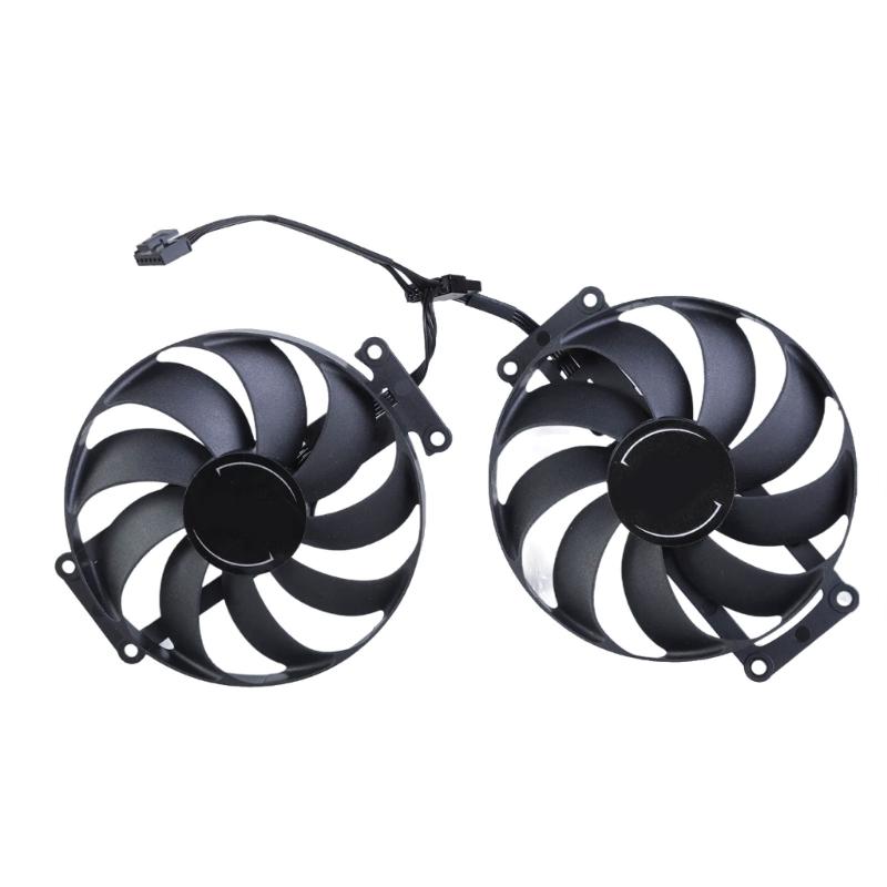 90mm 12V 6Pin Graphics Card Cooling Fan for RX6600 6600XT 6700XT Coolers VGA Fan as Fan Replacement CF9010U12D 1