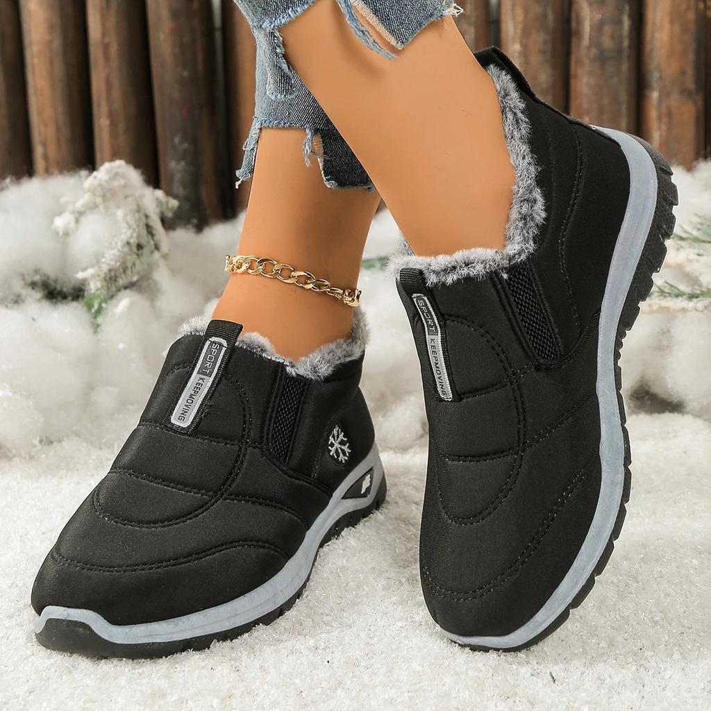 2025 Women's Shoes Casual Shoes Thickened Warm Soft-soled Anti-slip and Comfortable Snow Boots Zapatillas Female Chaussure Femme