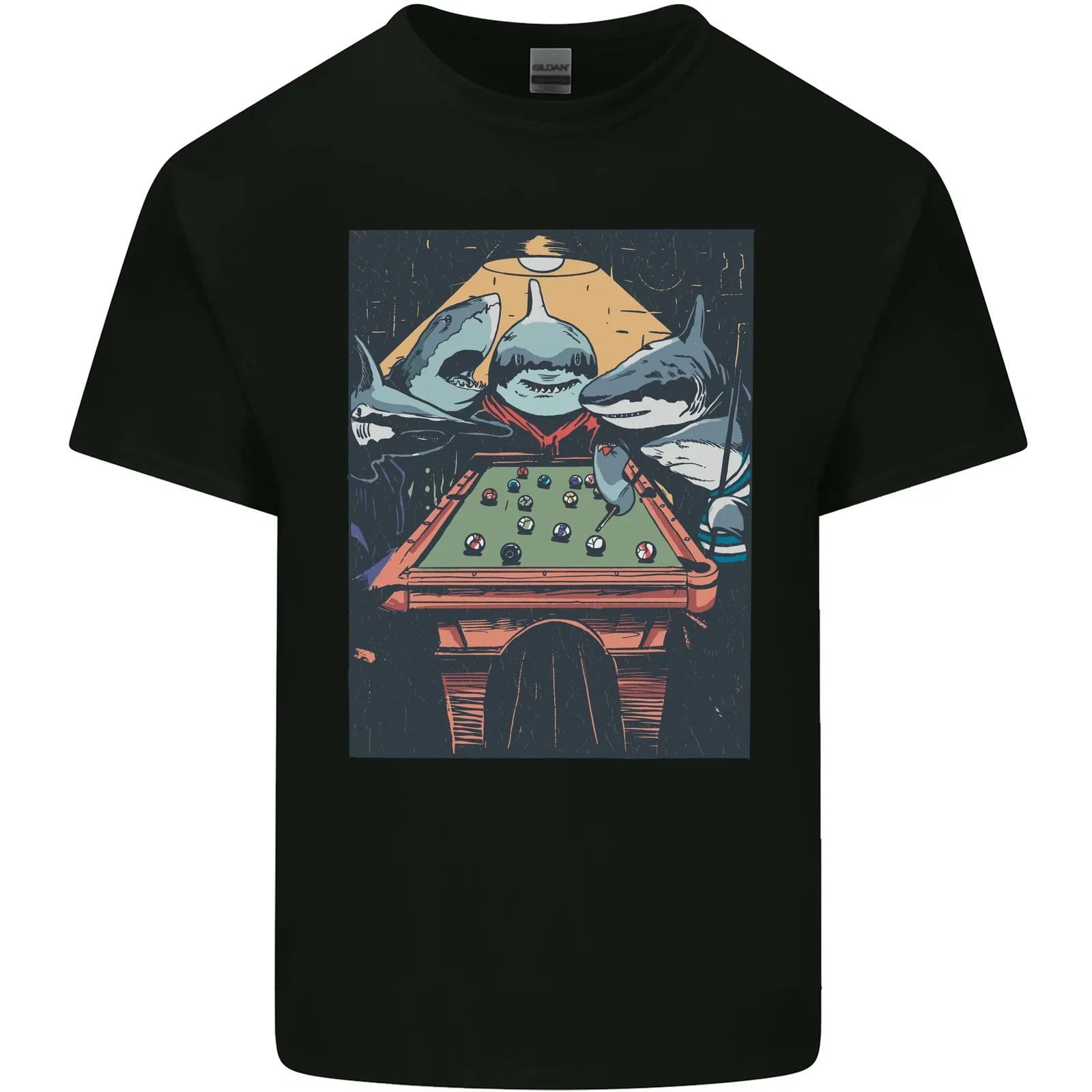Pool Shark Snooker Player Kids T-Shirt Childrens 4XL