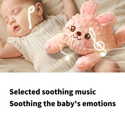 Infant Calming Companion Baby Soothing Hand Doll Pacify Toy Feature Soft Melodies 44 Music Songs for Peaceful Sleep