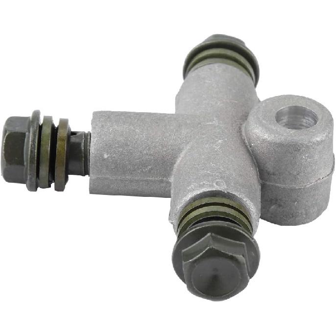 for brake line 10mm banjo splitter YctzeMotorcycle ATV Hydraulic 3 Way Brake Oil Hose Adaptor Oil Fuel Line Fitting Adapter Pipe Coupling Tee 10mm