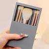 New 5-Piece Mirrored Makeup Brush Set With A Window Portable And Multifunctional Eyeshadow Makeup Tool