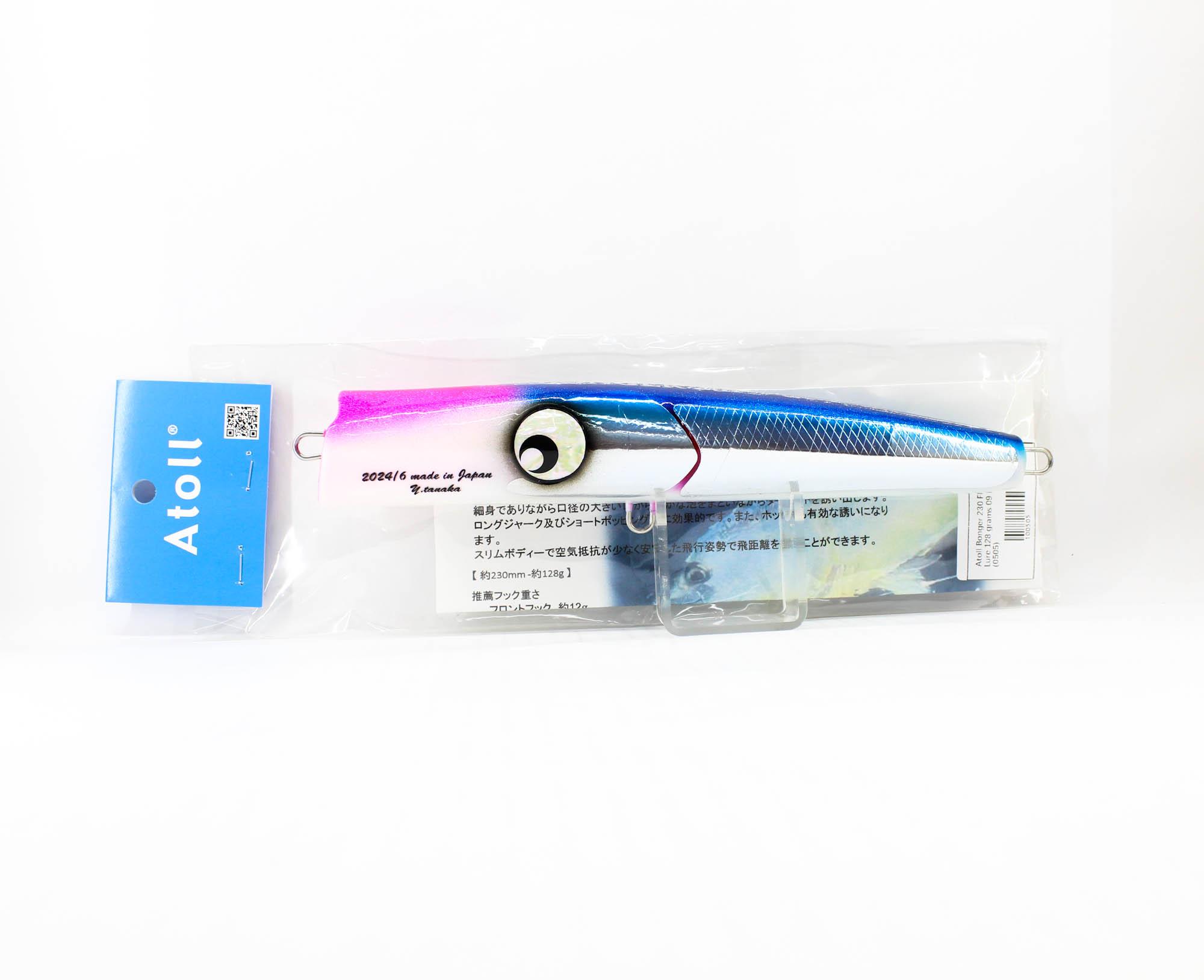 

Atoll Bonger 230 Плавающий воблер 128 грамм 09 Розовая шляпа (0505)