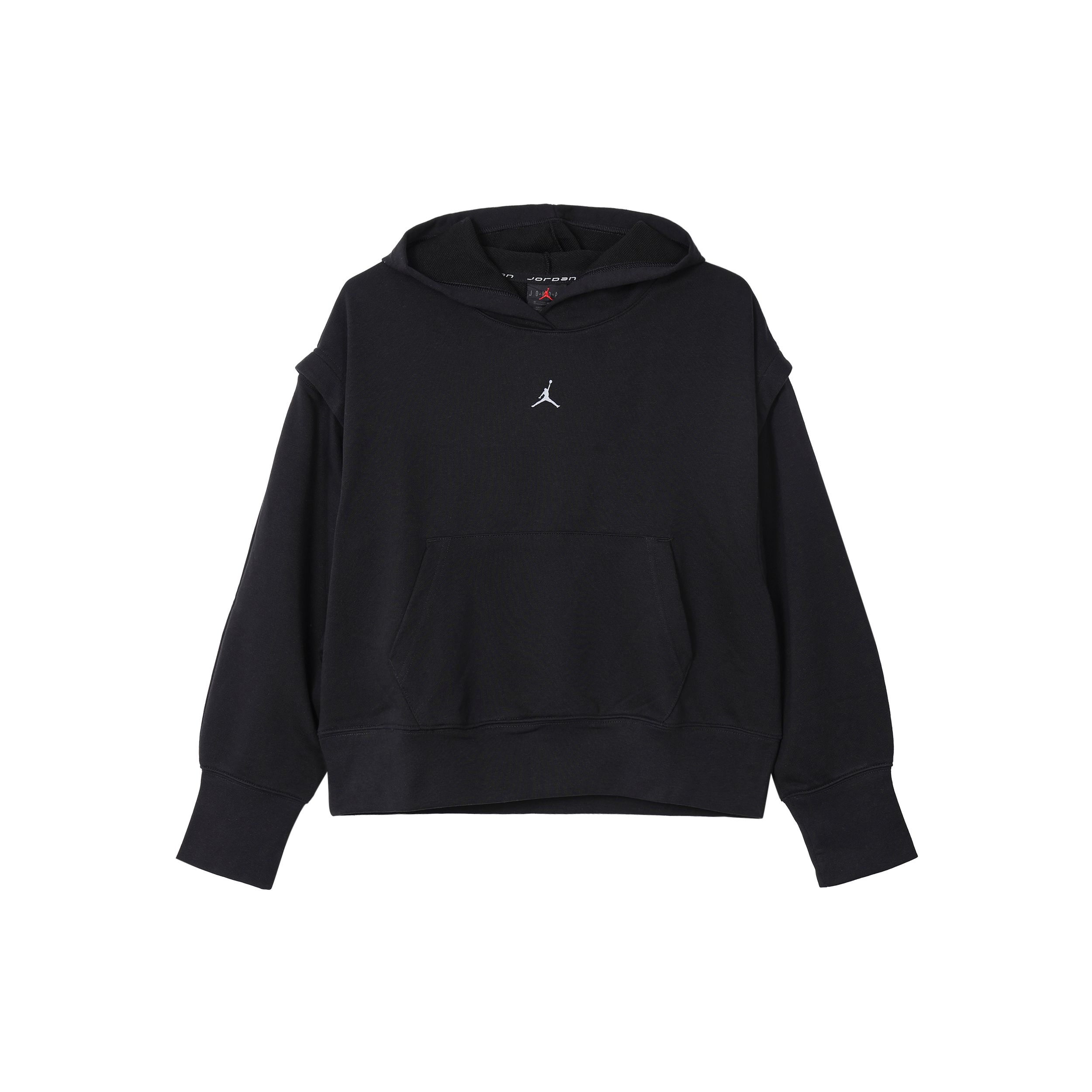 Jordan Essentials Fleece Pullover Hoodie Black FB4610-010 XS