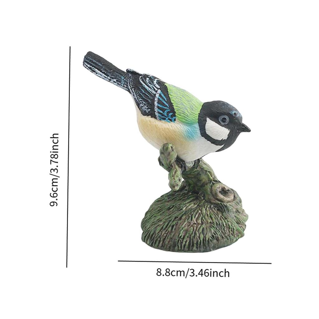 Simulationsvogelfiguren Simulierte Sammlerornamente Miniaturvögel Dekor