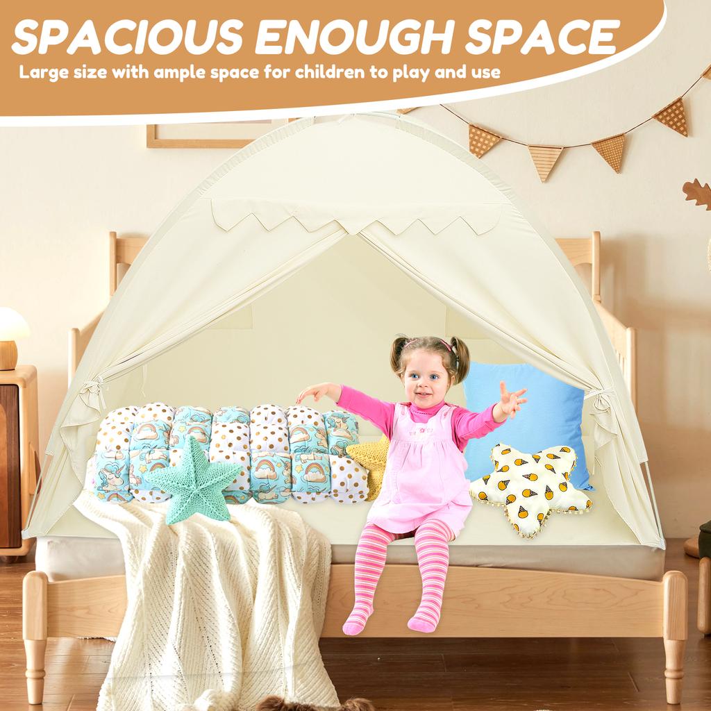 Kids Indoor Game Toy House Tent Princess Castle House Outdoor Playhouse Folding Decor Tent Toy Christmas Gift Girls