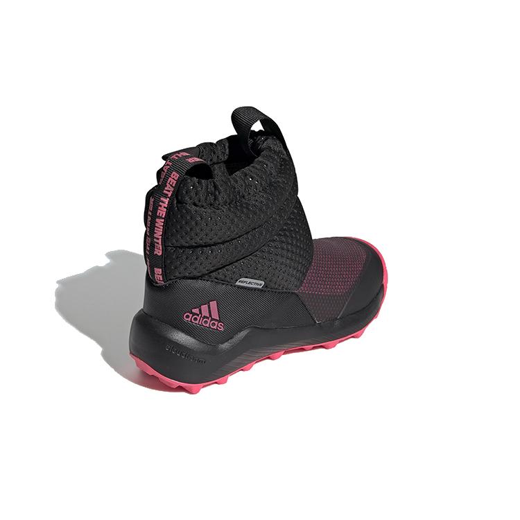 adidas Rapida Snow Boots Thermal Crew Kids' Boots Black Rose Red Children Aged 3 7 Years Old EE6172
