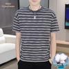 Herren Casual Gestreiftes T-Shirt