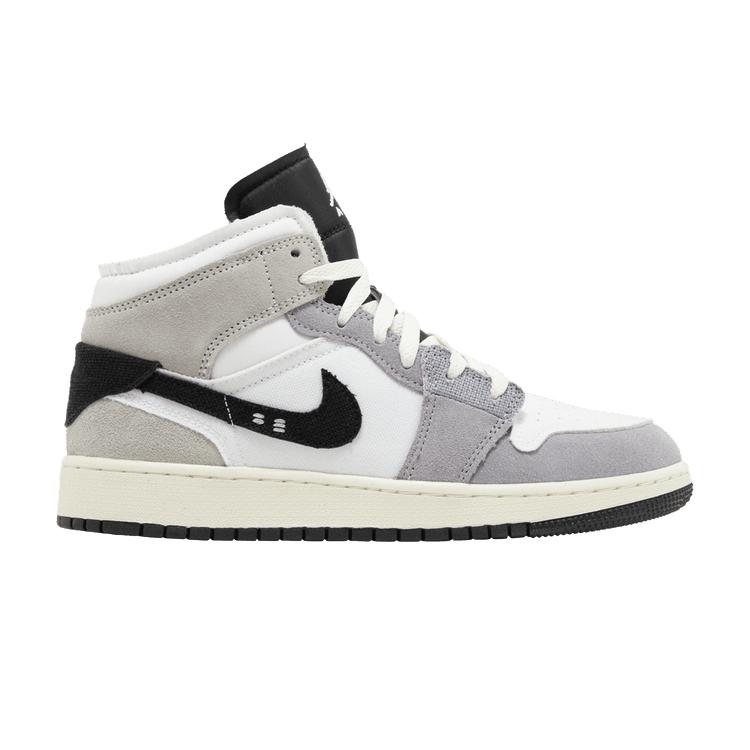 Air Jordan 1 Mid SE Craft GS Inside Out - Cement Grey 36