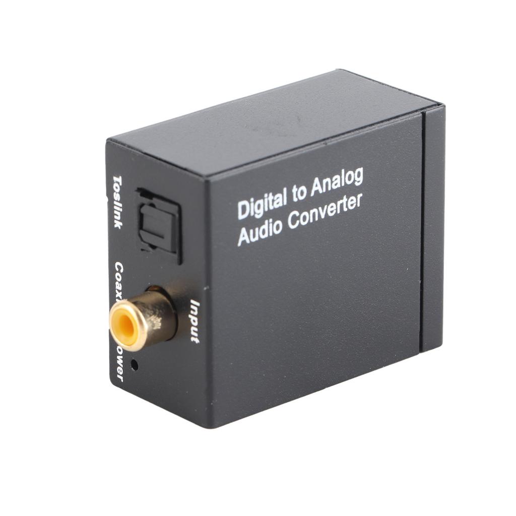 Digital To Analog Sound Converter Digital Coaxial and Optical To Analog Sound Converter for TV Computer