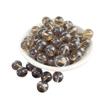 Smoky Crystal Glass Round Beads 15"Strand Smooth Loose Spacer Beads 4/6/8/10/12mm for Jewelry Making DIY Bracelets Accessories