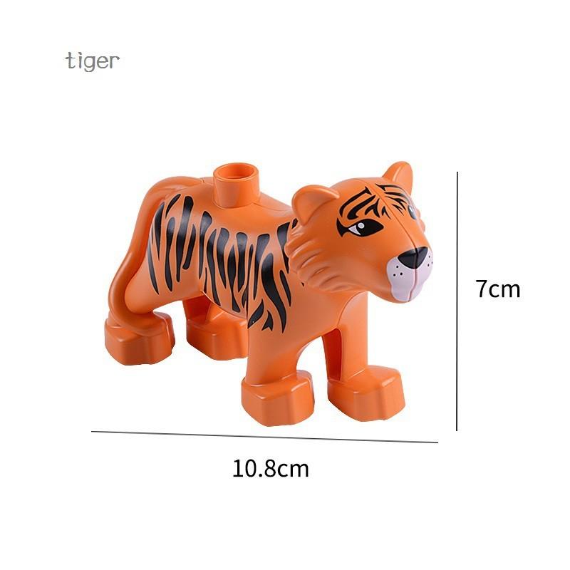Hot! Duplo  Compatible Farm Animal Simulation Model Toys Building Blocks