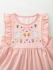 European Embroidered Rabbit Sleeveless Summer Dress for Girls - Children's Round Neck Princess Style