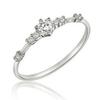 High-end Women's Ring Zircon Ring Delicate Japanese Ring