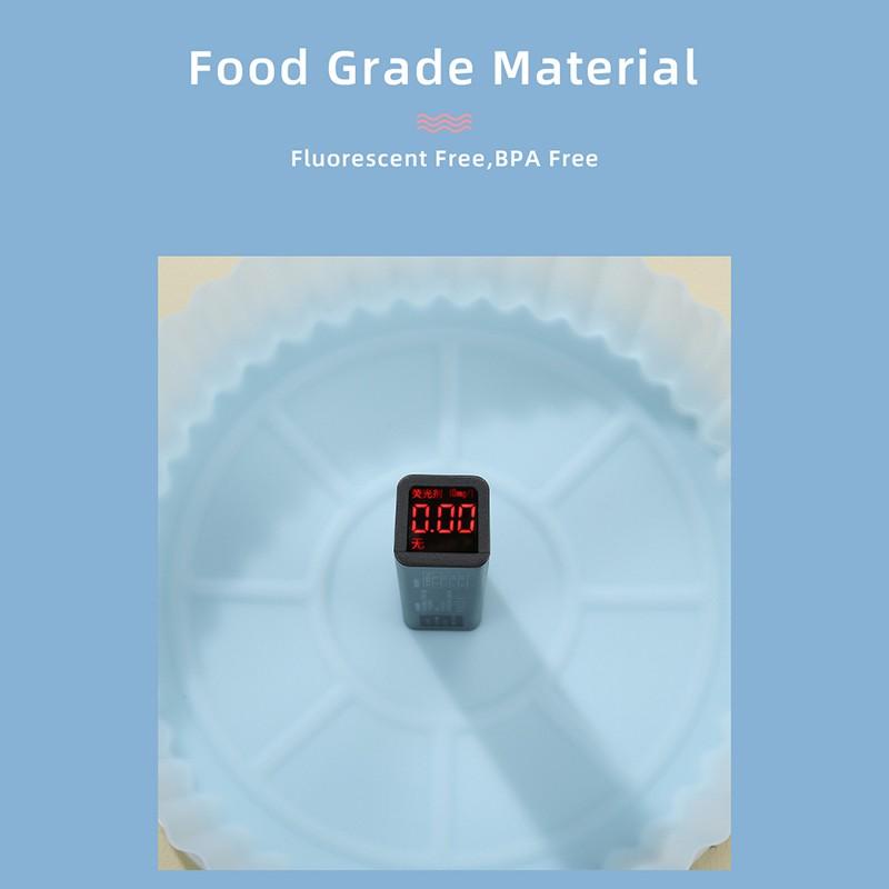 Blacha do pieczenia wielokrotnego użytku Frytownica powietrzna Kosz do pieczenia kurczaka Dywan Głęboka taca Frytownica do pieczenia Garnek silikonowy Okrągły Wymienny grill Akcesoria do patelni