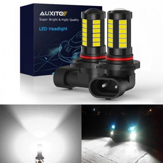 For Chrysler 300 2005-2010 LED Fog Light White 6500K DRL Bulbs Kit Foglight Lamp
