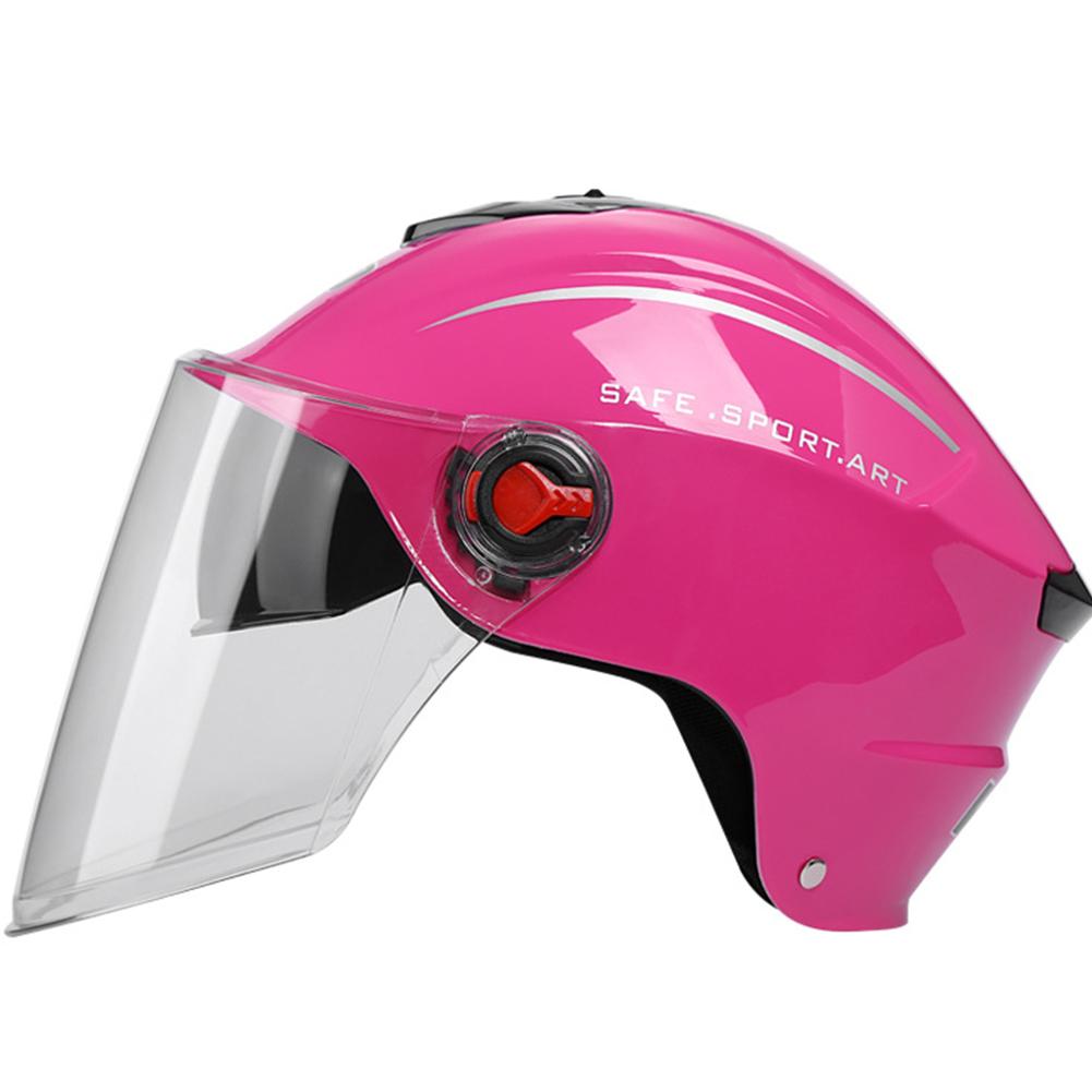 Motorcycle Helmet Open Face Motorbike Helmet Electric Safety Double Lens Helmet Motocross Moto Casque Anti Glare Casco Para