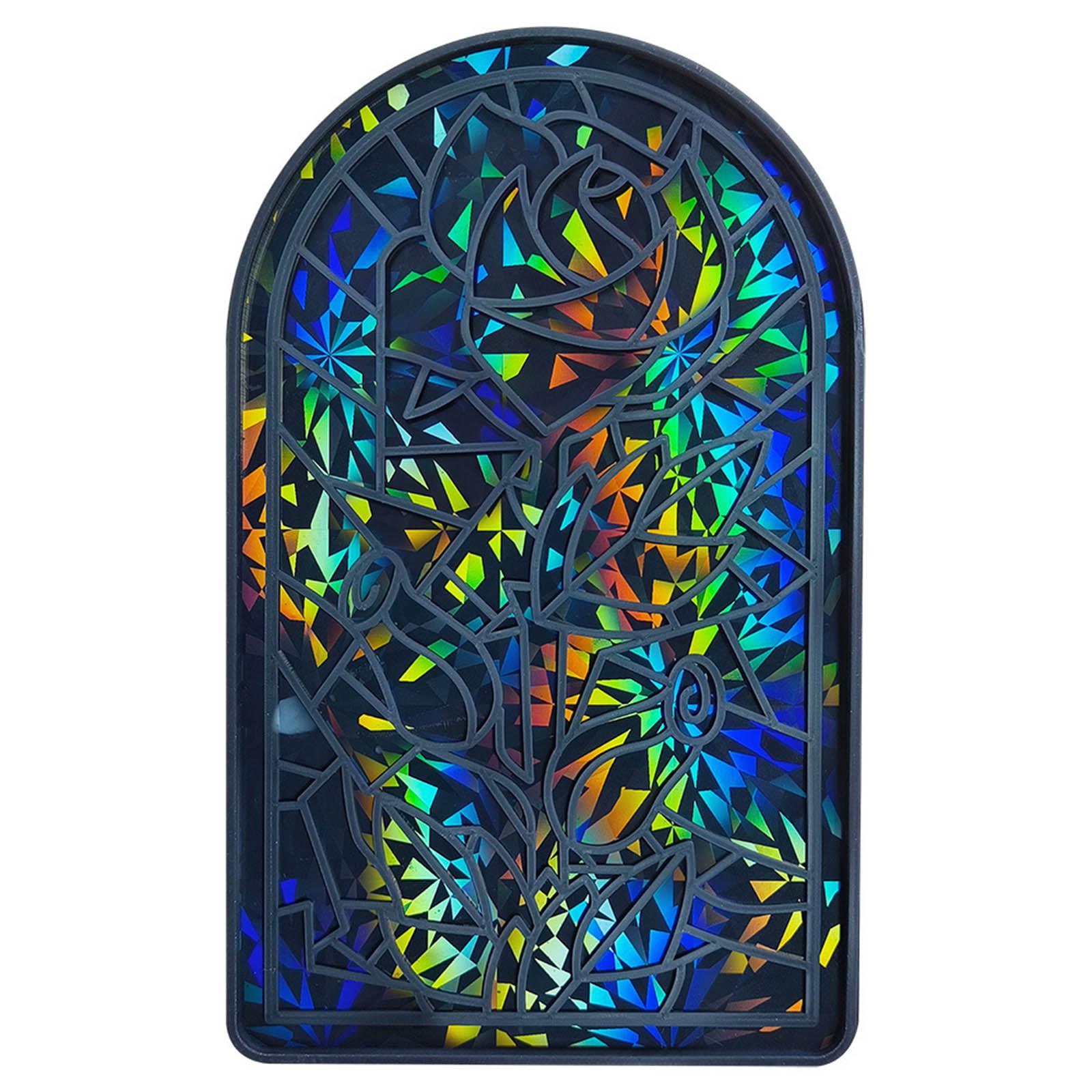 

Силиконовая форма для украшения розы «сделай сам», голографические настенные поделки, уникальные произведения искусства, форма для литья из эпоксидной смолы для домашнего декора чёрный