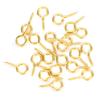 200Pcs Pearl Screw Eye Peg Pin Pendant Connector Screw Spike DIY Making Jewelry Accessorygolden