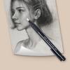 Professional Sketching Eraser Pencil 3.8mm Retractable Tip Includes 5 Refills For Artistic Precise Work