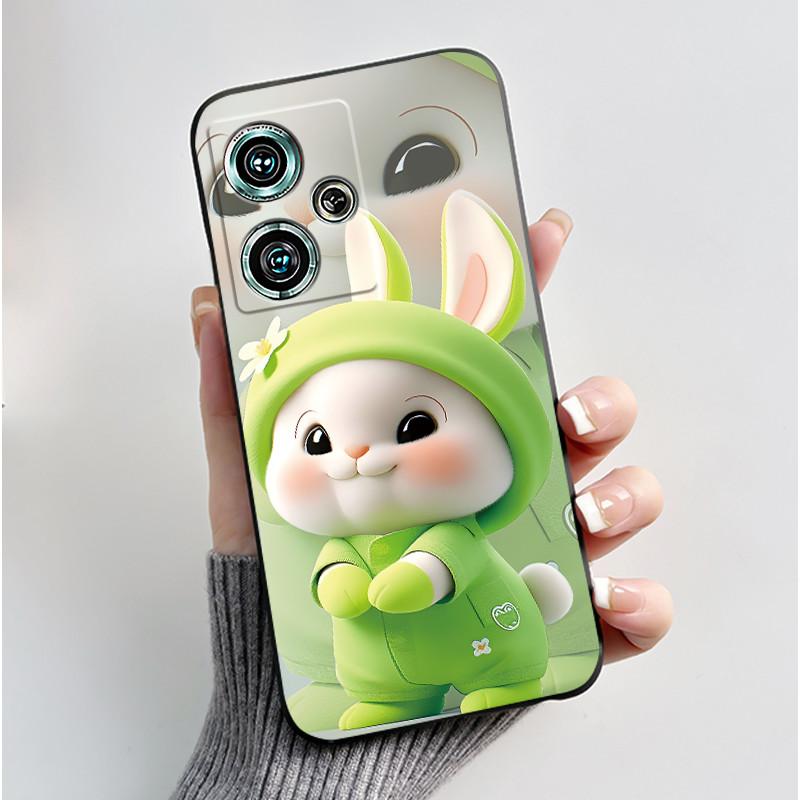 

For ZTE Nubia Z50 Case NX711J Luxury Cute Heart Rabbit Black Soft Silicone Shockproof Back Cover For NubiaZ50 Z 50 5G Phone Case ZTE nubia Z50