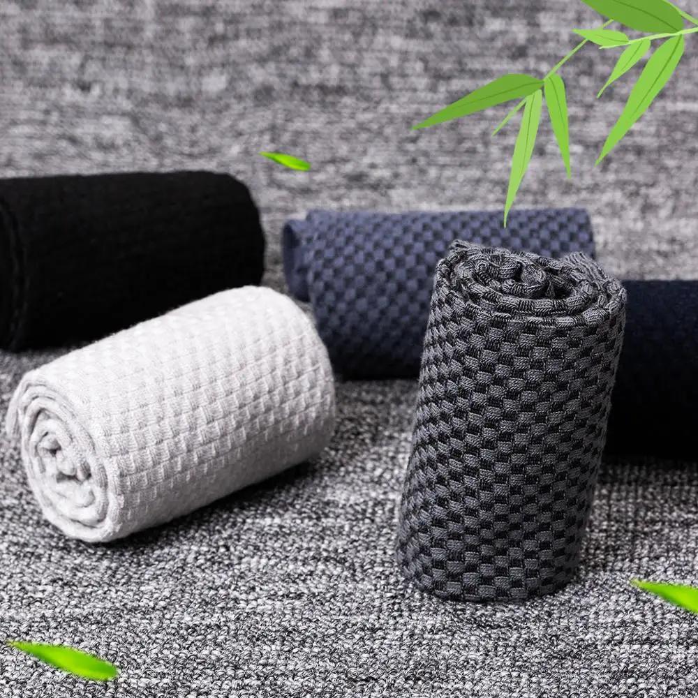 1 Pairs/ Lot Comfortable Men Bamboo Fiber Socks Casual Business Anti-Bacterial Deodorant Breatheable Man Long Sock