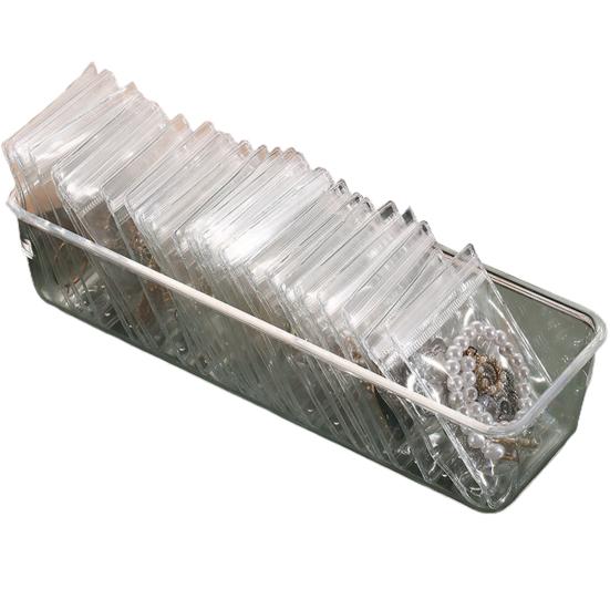 

1 комплект настольного органайзера, антиокислительная большая емкость PS, ожерелье, браслет, коробка для хранения колец с герметичной сумкой, принадлежности для спальни A