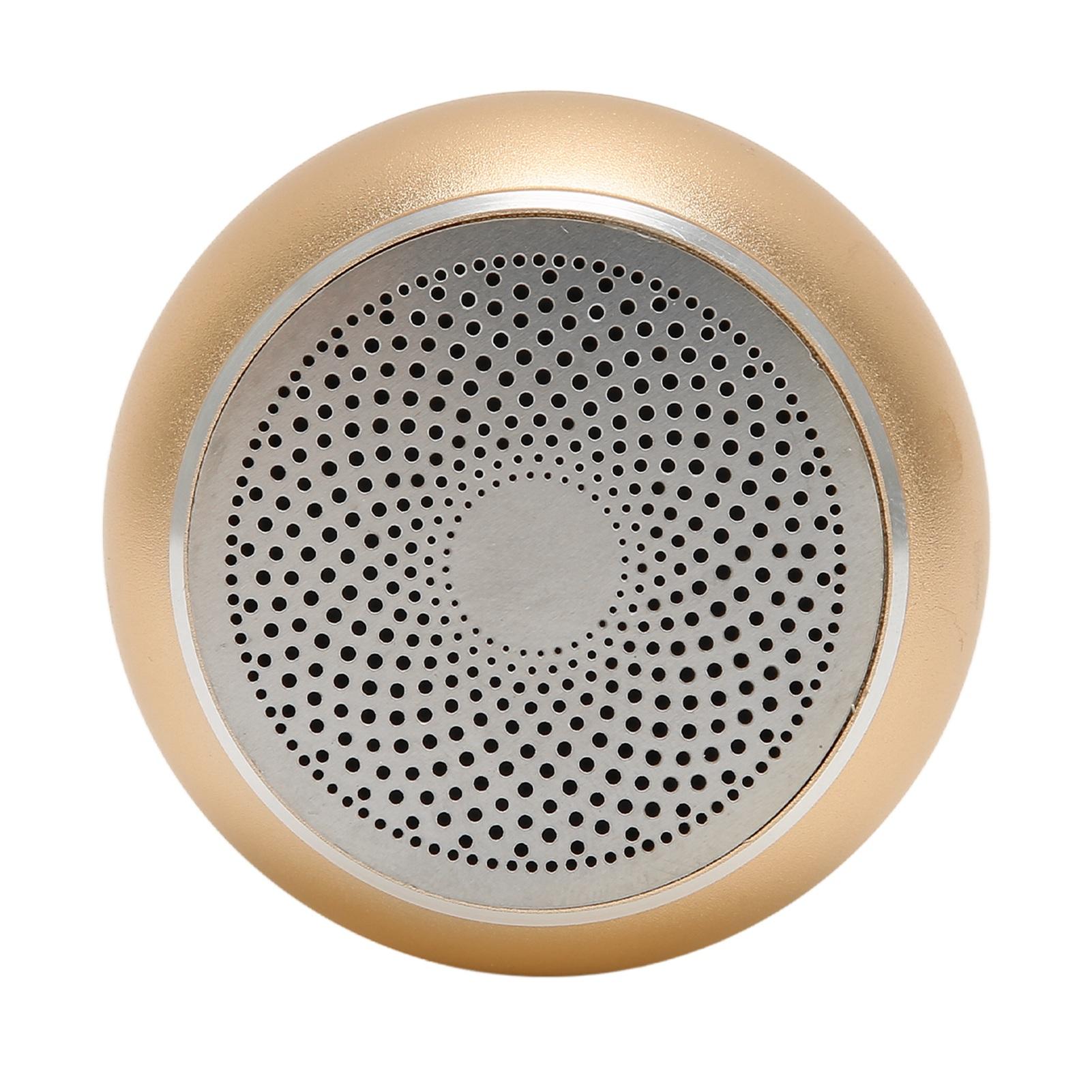 

Bluetooth Small Speaker Simple Design IP67 Waterproof Portable Wireless Speaker for Shower Room золотой