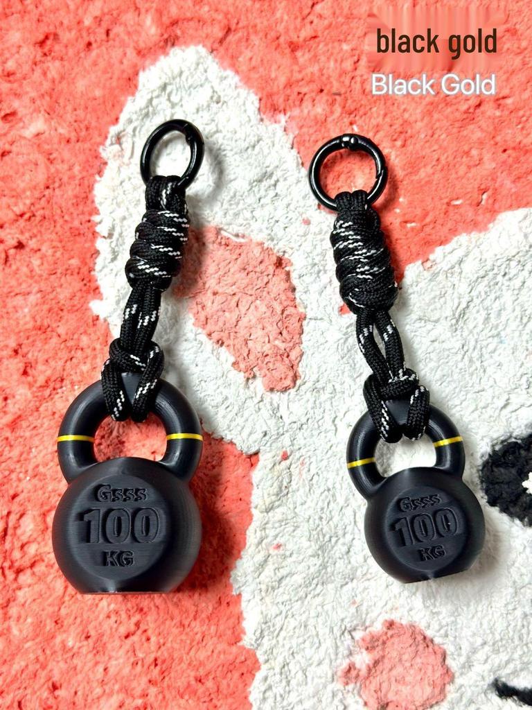 Lover 03 Kettlebell Accessories: 3D Fitness Keychain Bag Charm Pendant