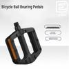 Bicycle Pedals: Anti-Slip Steel/Plastic with Double Ball Bearing