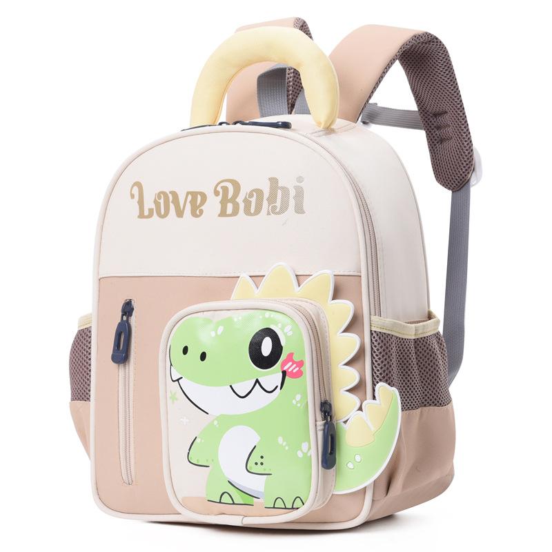 Children's Kindergarten Schoolbag Cute Daughter Small Schoolbag Cartoon Dinosaur White Bunny Boy Backpack