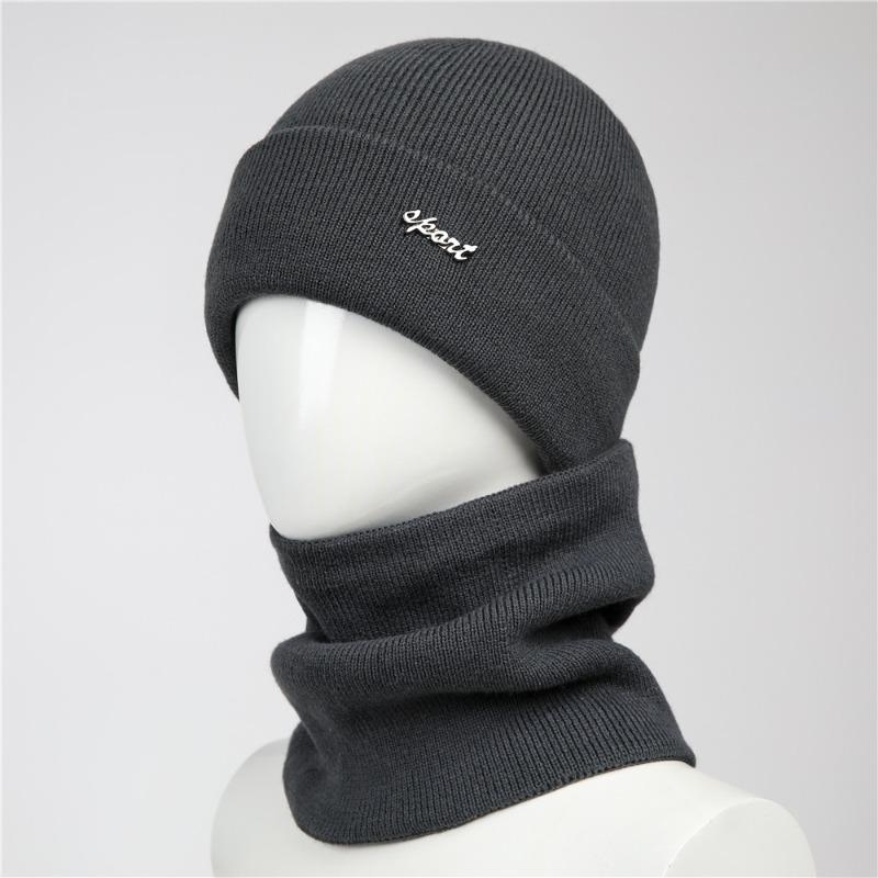 

Hat Men s winter knitted hat Cold hat Cold-proof cashmere wool hat Thickened warm autumn and winter hat (single hat)