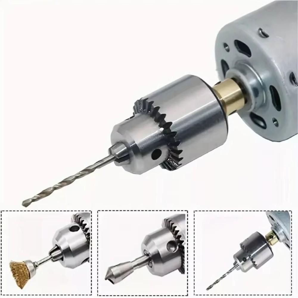 4Pcs/Set Clamping Range 0.3-4mm Drill Chuck Adaptor Electric Drill Chuck Electric Grinding
