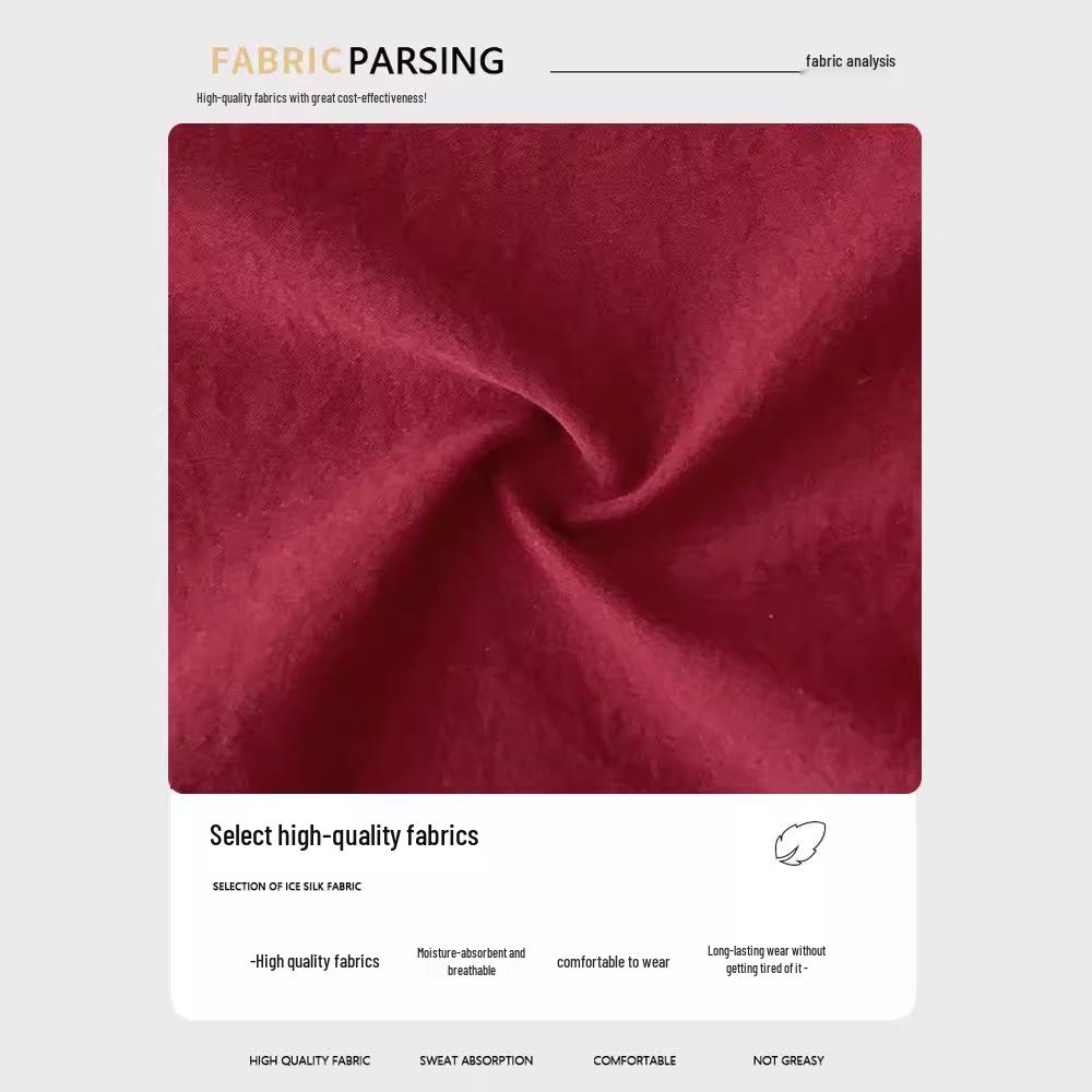 Women's High Waist Quick-Dry Casual Pants - Spring/Autumn, Loose Fit, Straight-Leg Wide-Leg, Slimming, Petite