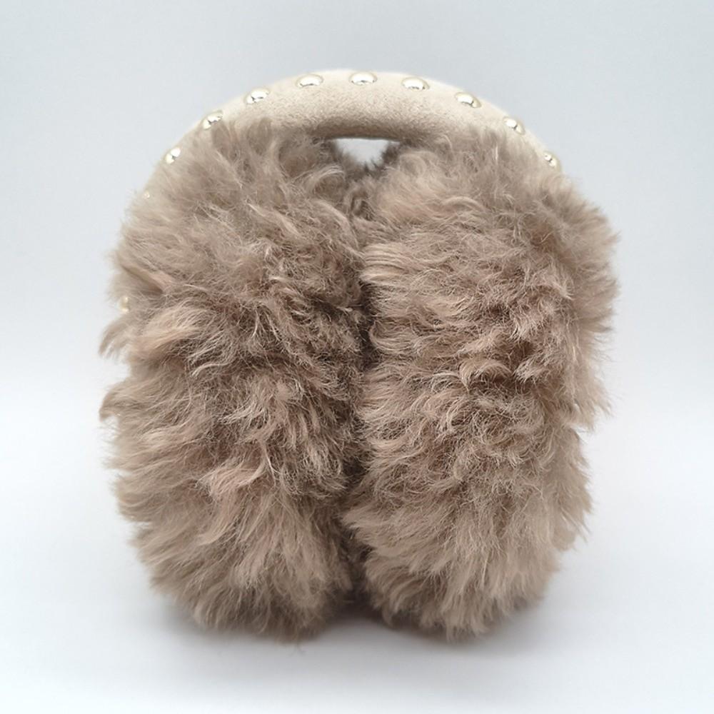 Cold Protection Foldable Earmuffs Thickened Soft Plush Earflaps  For Women Men Outdoor