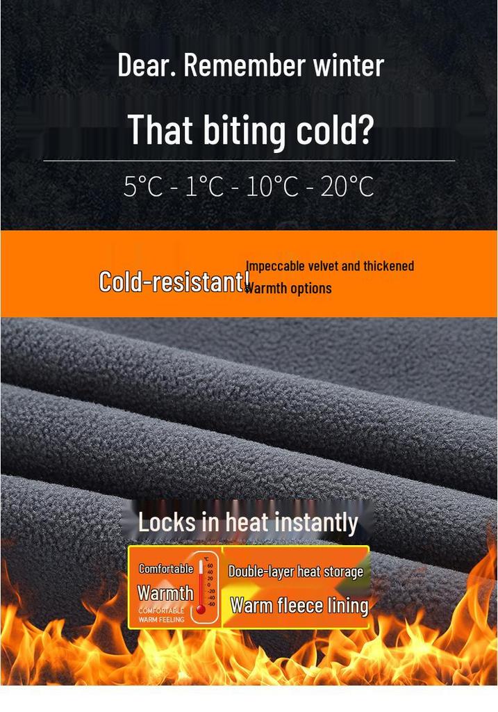 Men's Double-Sided Wear Stand-Collar Jacket - Warm, Windproof, Waterproof for Autumn/Winter