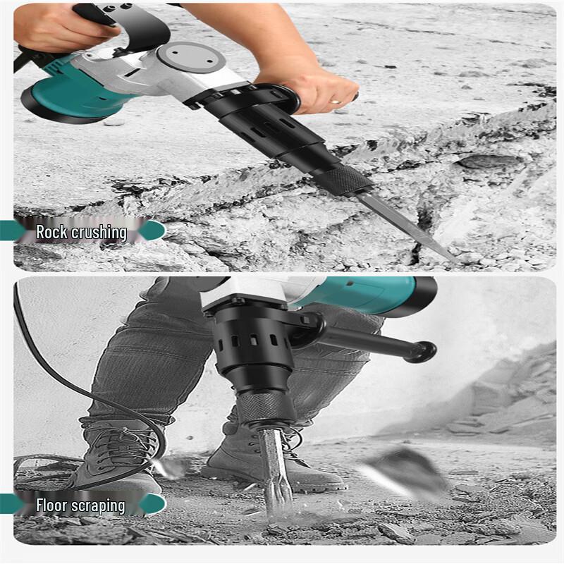 Zhugu Industrial-Grade Electric Demolition Hammer CN plug (adapter included)