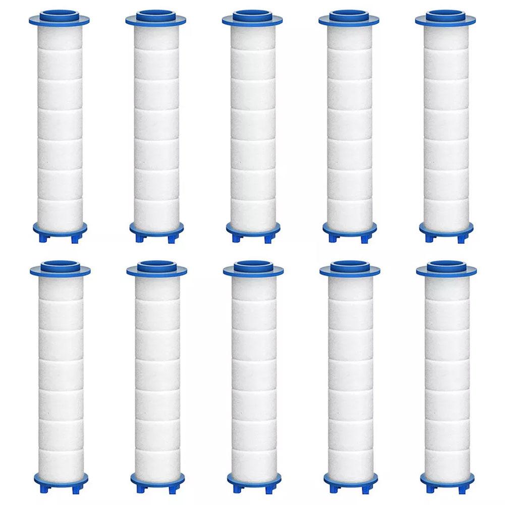 10Pcs Shower Head PP Cotton Shower Filter Replacement Purify Water Shower Water Cleaning Bathroom Accessories