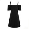2026 Women's Fashion Zipper V-neck Off-the-Shoulder Camisole Dress