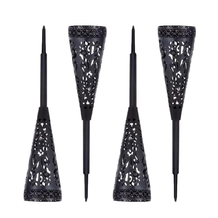 2/4Pcs Cemetery Vase with Spikes Plastic Cemetery Grave Vase Flower Holder