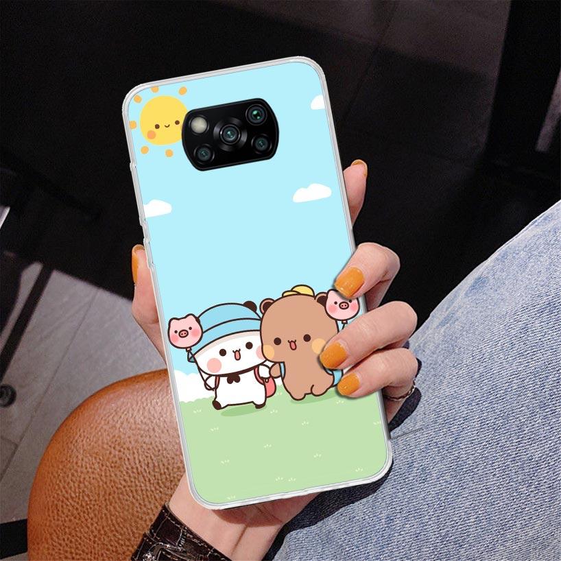 Bubu Dudu Cartoon Cute Phnoe Case for Xiaomi Poco X5 X6 X7 Pro X4 Gt F7 Ultra M8 M7 Redmi 15C 15 13C 13 12C 12 Unique Cover Coqu