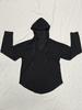 Elegant 2025 V-Neck Women's Hoodie - Soft Long Sleeve Drawstring Sweatshirt