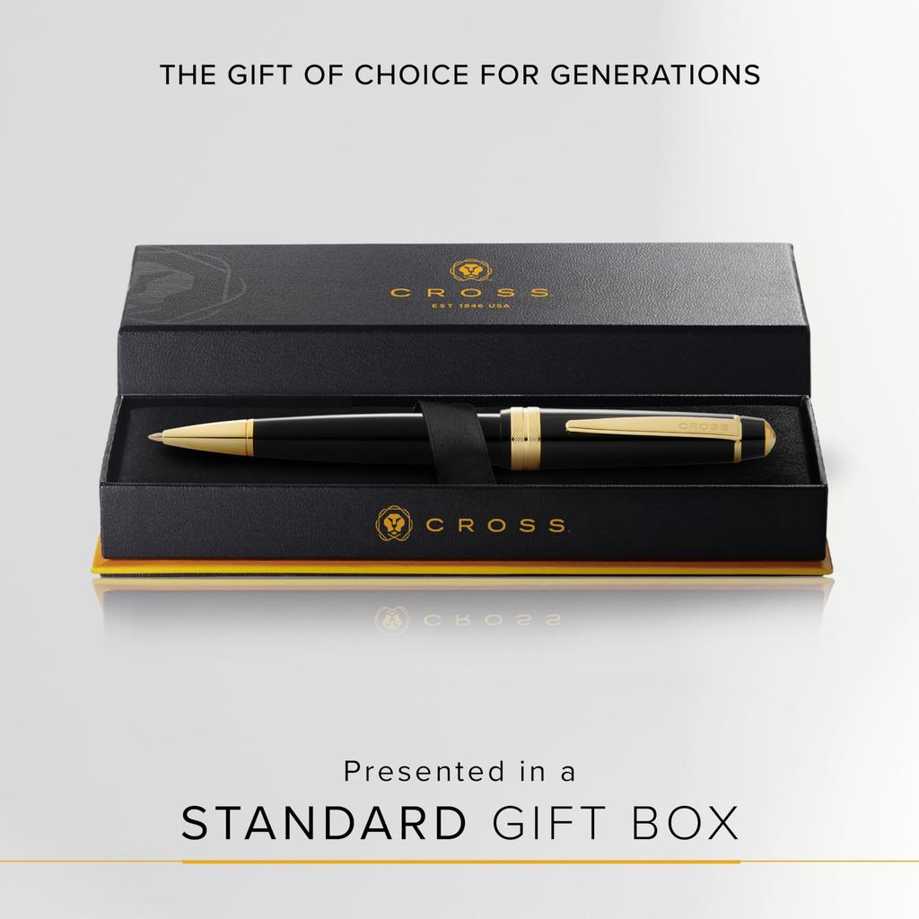 Cross Bailey Light Black Gold Plated Ballpoint Pen NAT0742-9