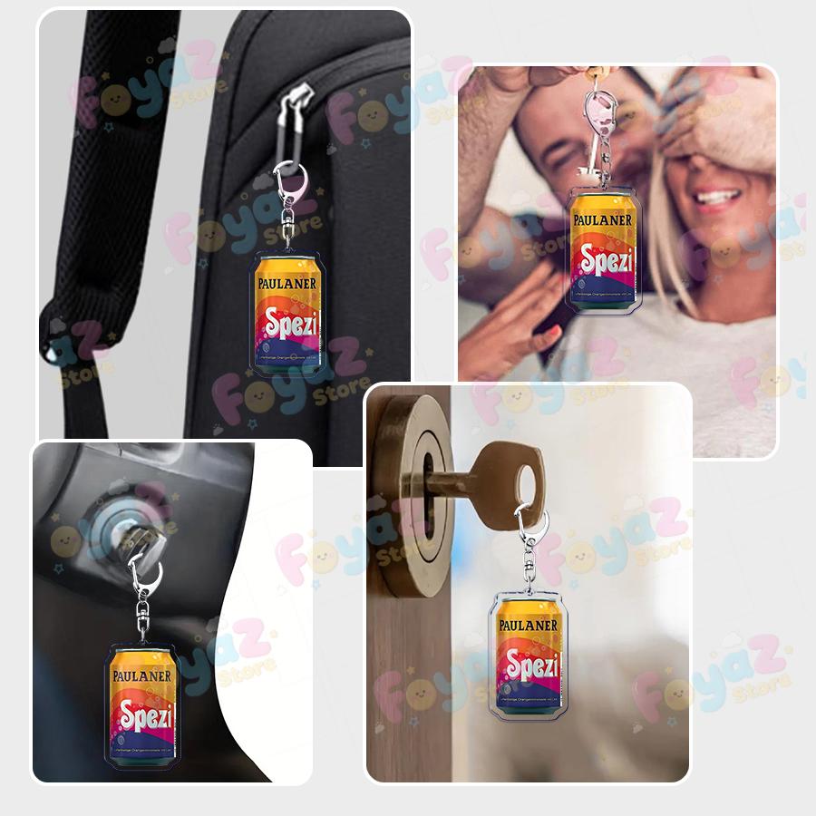 Chaveiros Criativos para Bebida Spezi Acessórios de Bolsa Paulaner Munique Alemanha Chaveiros de Cerveja Joias Presentes para Amigos